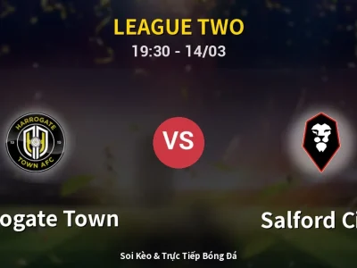 Kết Quả: Harrogate Town 0-1 Salford City – Highlight & Bàn Thắng | League Two