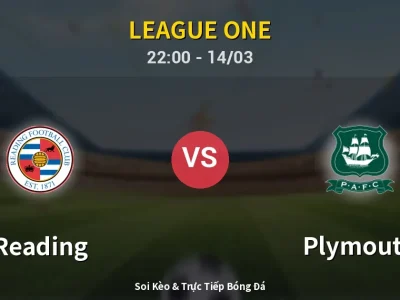 Soi Kèo Reading vs Plymouth – 22:00 14/03 | Nhận Định, Dự Đoán Tỷ Số