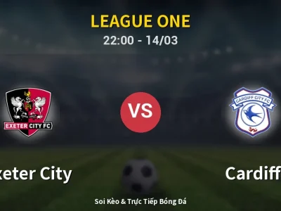🔴 Trực Tiếp: Exeter City 0-0 Cardiff – Link Xem League One (Full HD)