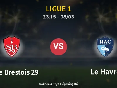 Soi Kèo Stade Brestois 29 vs Le Havre – 23:15 08/03 | Nhận Định, Dự Đoán Tỷ Số