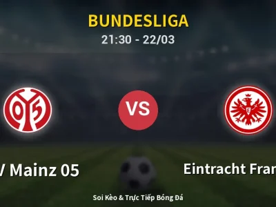 Soi Kèo FSV Mainz 05 vs Eintracht Frankfurt – 21:30 22/03 | Nhận Định, Dự Đoán Tỷ Số