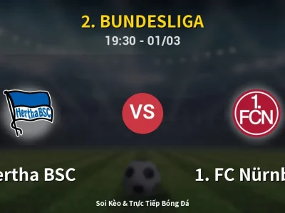 Kết Quả: Hertha BSC 2-1 1. FC Nürnberg – Highlight & Bàn Thắng | 2. Bundesliga