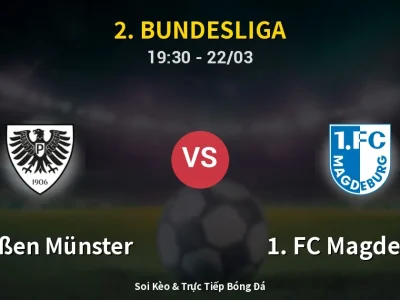 🔴 Trực Tiếp: Preußen Münster 1-2 1. FC Magdeburg – Link Xem 2. Bundesliga (Full HD)