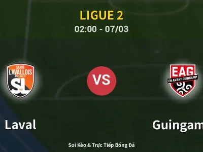 Kết Quả: Laval 2-2 Guingamp – Highlight & Bàn Thắng | Ligue 2