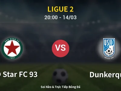 Soi Kèo RED Star FC 93 vs Dunkerque – 20:00 14/03 | Nhận Định, Dự Đoán Tỷ Số