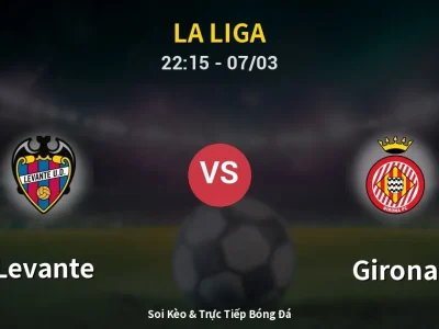Soi Kèo Levante vs Girona – 22:15 07/03 | Nhận Định, Dự Đoán Tỷ Số