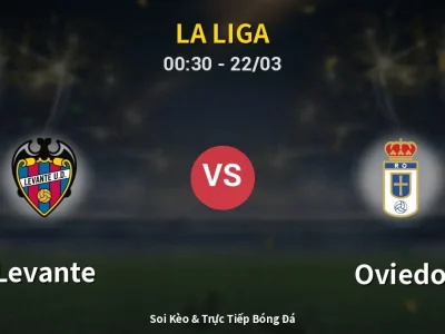 Kết Quả: Levante 4-2 Oviedo – Highlight & Bàn Thắng | La Liga