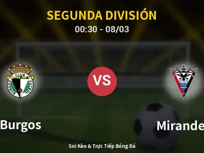 Kết Quả: Burgos 2-0 Mirandes – Highlight & Bàn Thắng | Segunda División
