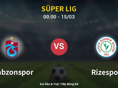 Kết Quả: Trabzonspor 1-0 Rizespor – Highlight & Bàn Thắng | Süper Lig