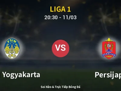 🔴 Trực Tiếp: PSIM Yogyakarta 2-2 Persijap – Link Xem Liga 1 (Full HD)