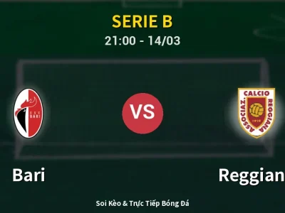 Soi Kèo Bari vs Reggiana – 21:00 14/03 | Nhận Định, Dự Đoán Tỷ Số