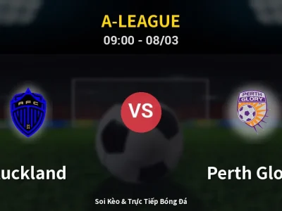 Kết Quả: Auckland 2-2 Perth Glory – Highlight & Bàn Thắng | A-League