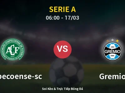 Kết Quả: Chapecoense-sc 1-1 Gremio – Highlight & Bàn Thắng | Serie A