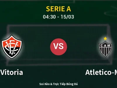 Kết Quả: Vitoria 2-0 Atletico-MG – Highlight & Bàn Thắng | Serie A