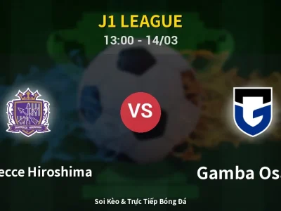 Kết Quả: Sanfrecce Hiroshima 2-0 Gamba Osaka – Highlight & Bàn Thắng | J1 League