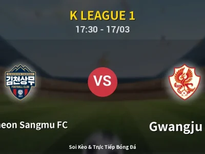 Kết Quả: Gimcheon Sangmu FC 1-1 Gwangju FC – Highlight & Bàn Thắng | K League 1