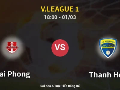 Kết Quả: Hai Phong 3-3 Thanh Hóa – Highlight & Bàn Thắng | V.League 1