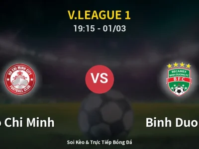 Kết Quả: Ho Chi Minh 0-1 Binh Duong – Highlight & Bàn Thắng | V.League 1