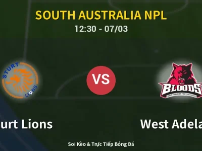 Kết Quả: Sturt Lions 4-3 West Adelaide – Highlight & Bàn Thắng | South Australia NPL