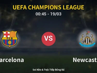 🔴 Trực Tiếp: Barcelona 7-2 Newcastle – Link Xem UEFA Champions League (Full HD)