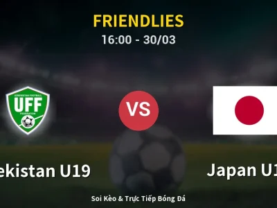 Kết Quả: Uzbekistan U19 0-0 Japan U19 – Highlight & Bàn Thắng | Friendlies