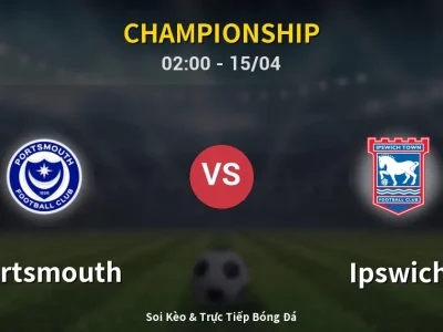 Kết Quả: Portsmouth 2-0 Ipswich – Highlight & Bàn Thắng | Championship