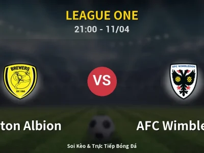 Soi Kèo Burton Albion vs AFC Wimbledon – 21:00 11/04 | Nhận Định, Dự Đoán Tỷ Số