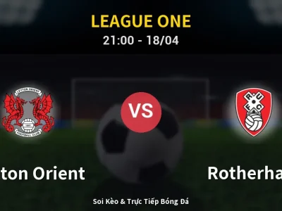 Soi Kèo Leyton Orient vs Rotherham – 21:00 18/04 | Nhận Định, Dự Đoán Tỷ Số