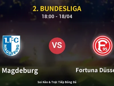 Soi Kèo 1. FC Magdeburg vs Fortuna Düsseldorf – 18:00 18/04 | Nhận Định, Dự Đoán Tỷ Số