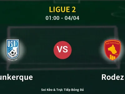Kết Quả: Dunkerque 1-1 Rodez – Highlight & Bàn Thắng | Ligue 2