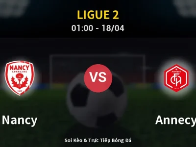 Soi Kèo Nancy vs Annecy – 01:00 18/04 | Nhận Định, Dự Đoán Tỷ Số