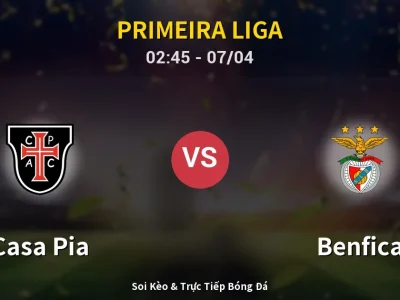 Kết Quả: Casa Pia 1-1 Benfica – Highlight & Bàn Thắng | Primeira Liga