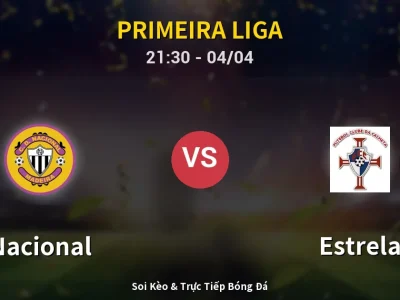 Soi Kèo Nacional vs Estrela – 21:30 04/04 | Nhận Định, Dự Đoán Tỷ Số