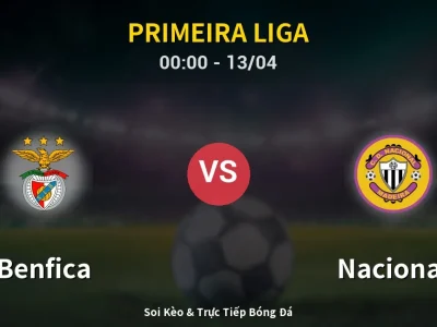 Kết Quả: Benfica 2-0 Nacional – Highlight & Bàn Thắng | Primeira Liga