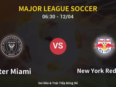 Kết Quả: Inter Miami 2-2 New York Red Bulls – Highlight & Bàn Thắng | Major League Soccer