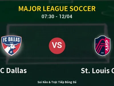 Kết Quả: FC Dallas 1-1 St. Louis City – Highlight & Bàn Thắng | Major League Soccer
