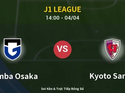 Kết Quả: Gamba Osaka 2-0 Kyoto Sanga – Highlight & Bàn Thắng | J1 League