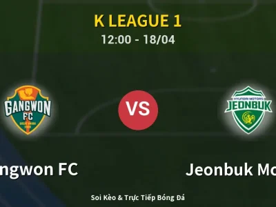 Kết Quả: Gangwon FC 1-1 Jeonbuk Motors – Highlight & Bàn Thắng | K League 1
