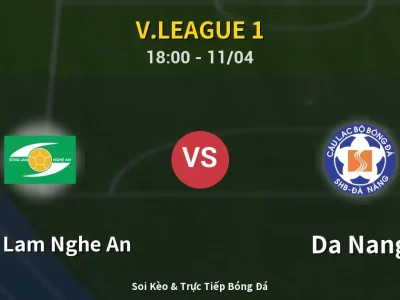 Soi Kèo Song Lam Nghe An vs Da Nang – 18:00 11/04 | Nhận Định, Dự Đoán Tỷ Số