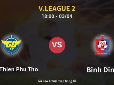 Kết Quả: Xuan Thien Phu Tho 1-4 Binh Dinh – Highlight & Bàn Thắng | V.League 2