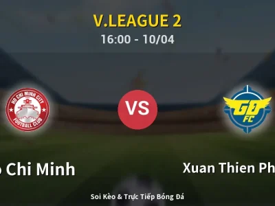 Kết Quả: Ho Chi Minh 3-4 Xuan Thien Phu Tho – Highlight & Bàn Thắng | V.League 2