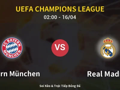 Kết Quả: Bayern München 4-3 Real Madrid – Highlight & Bàn Thắng | UEFA Champions League