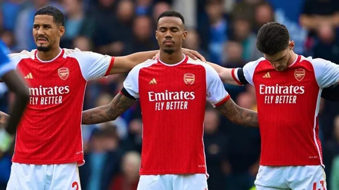 Đội hình của Arsenal hiện tại đầy sức mạnh và giàu sức chiến đấu với Saliba, Gabriel và Rice