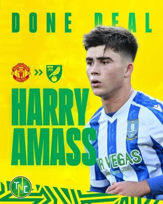 MU Cho Mượn Tài Năng Trẻ Harry Amass, Norwich City Đón Nhận 'Viên Ngọc Thô' 1