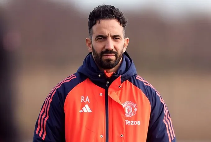 Ruben Amorim khi còn dẫn dắt MU