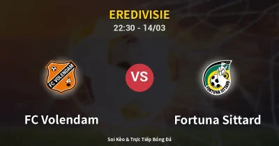 FC Volendam vs Fortuna Sittard 14/03