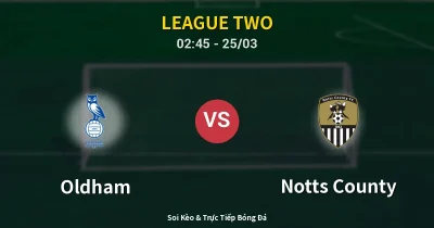 Oldham vs Notts County 25/03