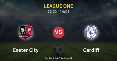 Exeter City vs Cardiff 14/03