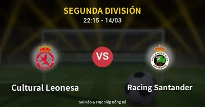 Cultural Leonesa vs Racing Santander 14/03