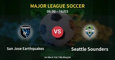 San Jose Earthquakes vs Seattle Sounders 16/03